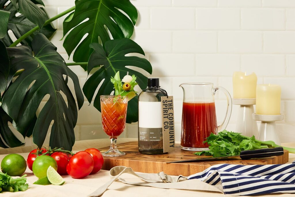 image of bloody mary with bottle